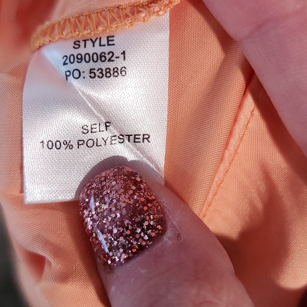 Current Air Orange Flutter Sleeve Midi Dress - Picture 4 of 6